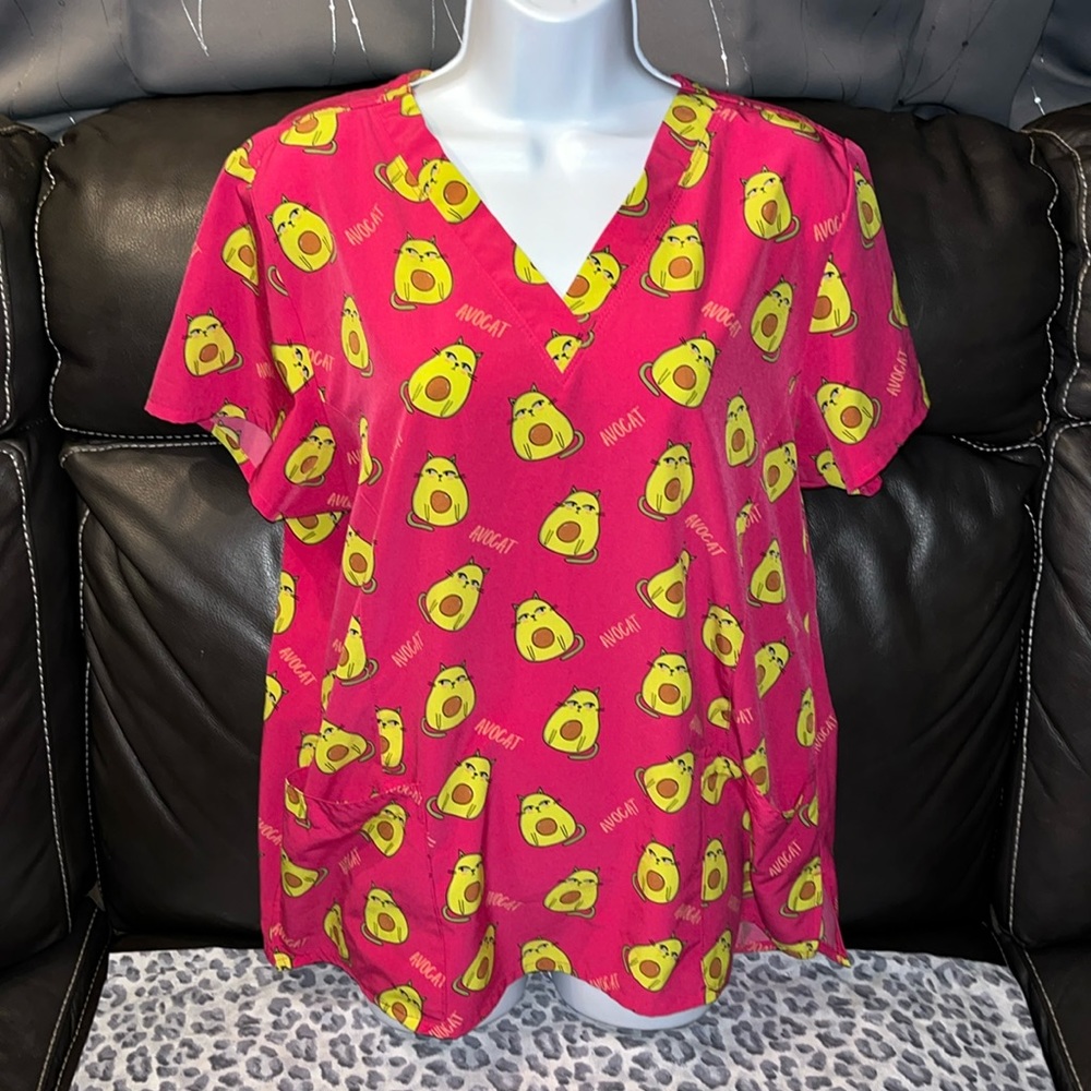 Prints by Maevn Avocat nurse scrub top